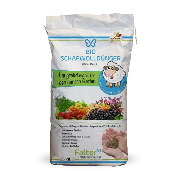 Falter BIO Schafwolldünger Mini-Pells Papiersack 25 kg